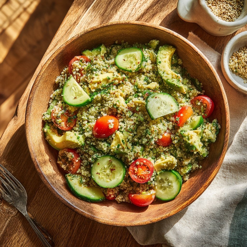 Healthy Avocado Quinoa Salad