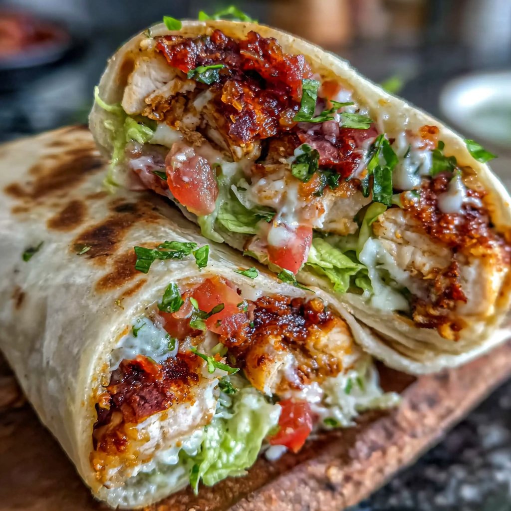 Chili Chicken Wrap Lunches