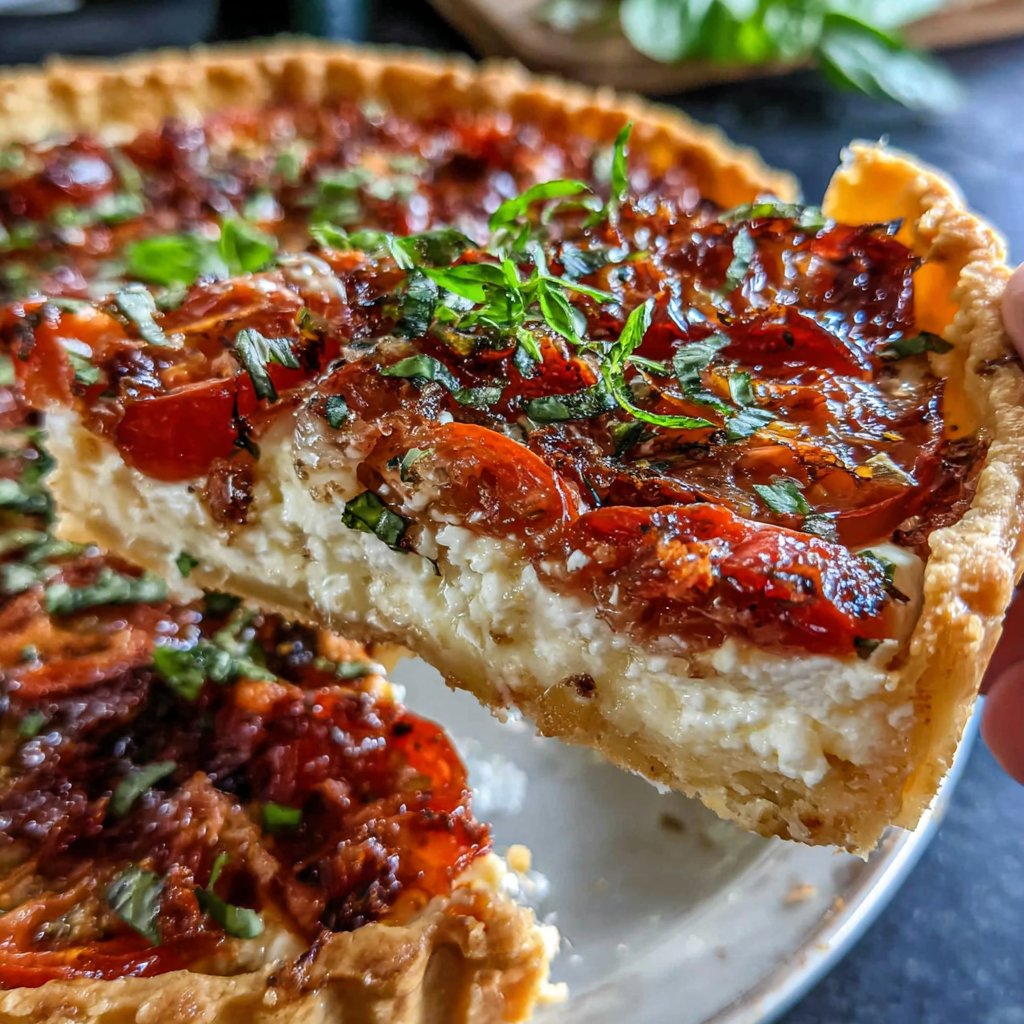 Sunkissed Tomato Tart for Brunch