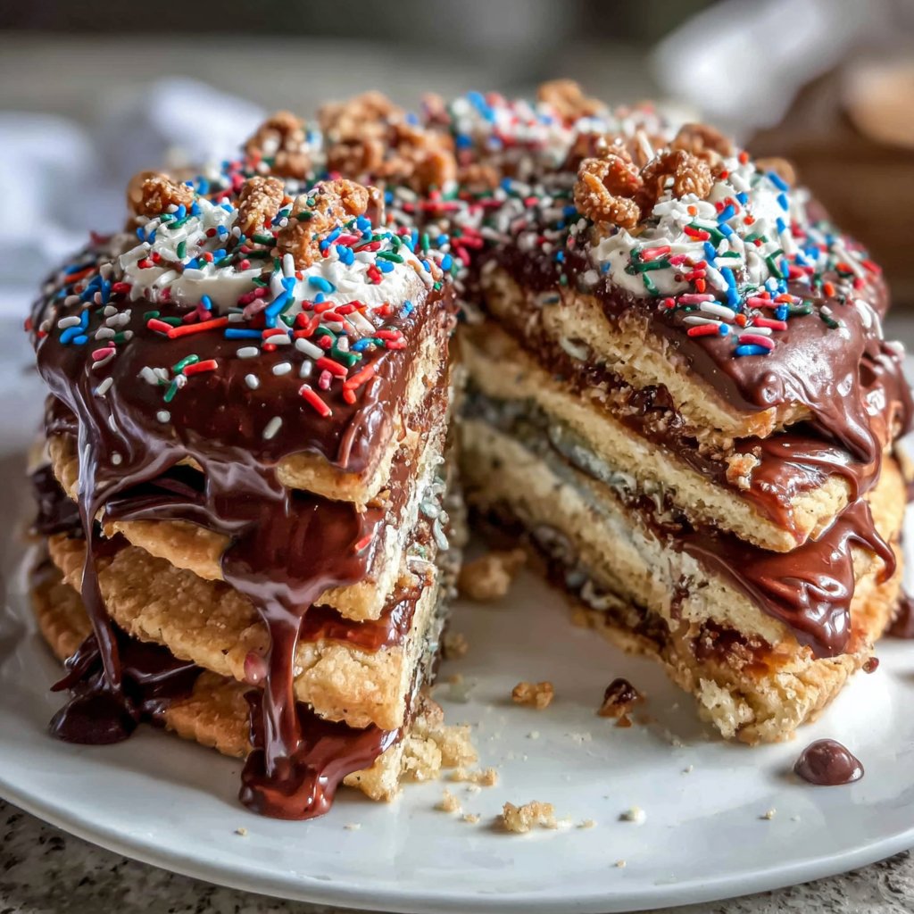 Festive Graduation Cookie Cake