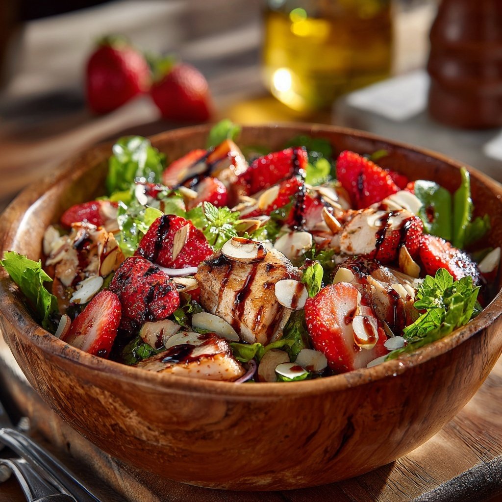 Savory Strawberry Chicken Salad