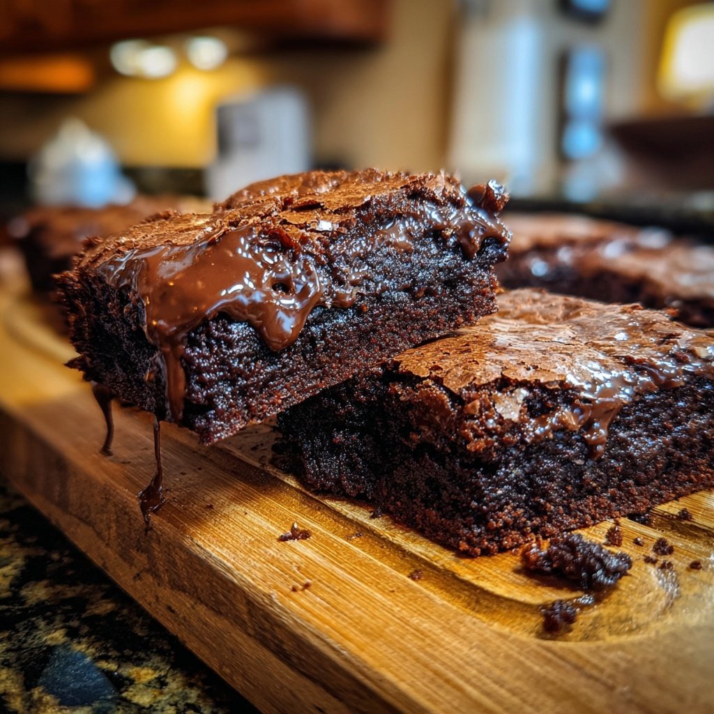 Dessert Chocolate Fudge Brownies